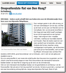 Panoramaflat artikel in De Posthoorn