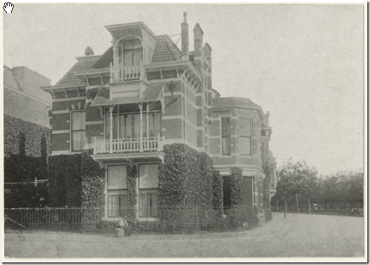 Hoek Laan van Meerdervoort/Conradkade: situatie voor de panoramaflat