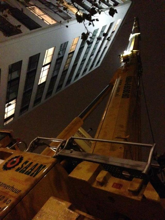 -mobile mast wordt vernieuwd